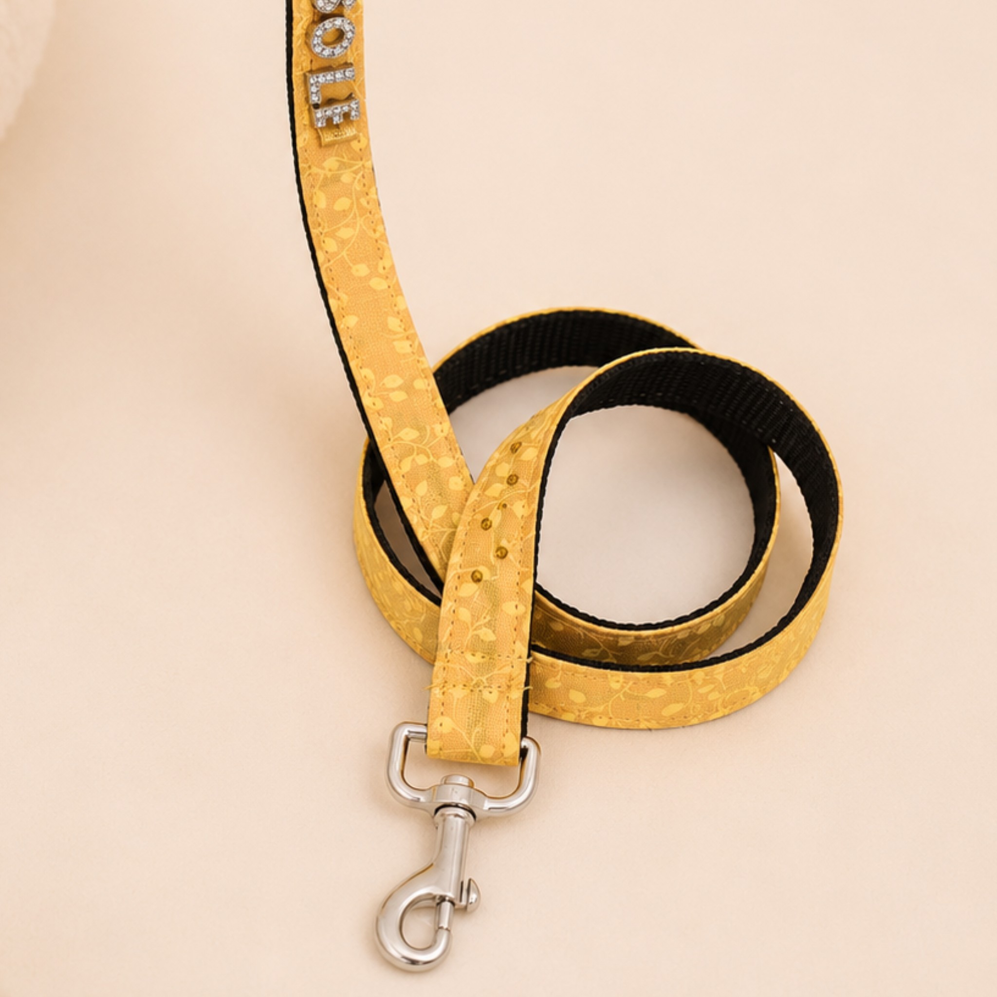 Set Collare e Guinzaglio Personalizzato con Fiocco e Charm